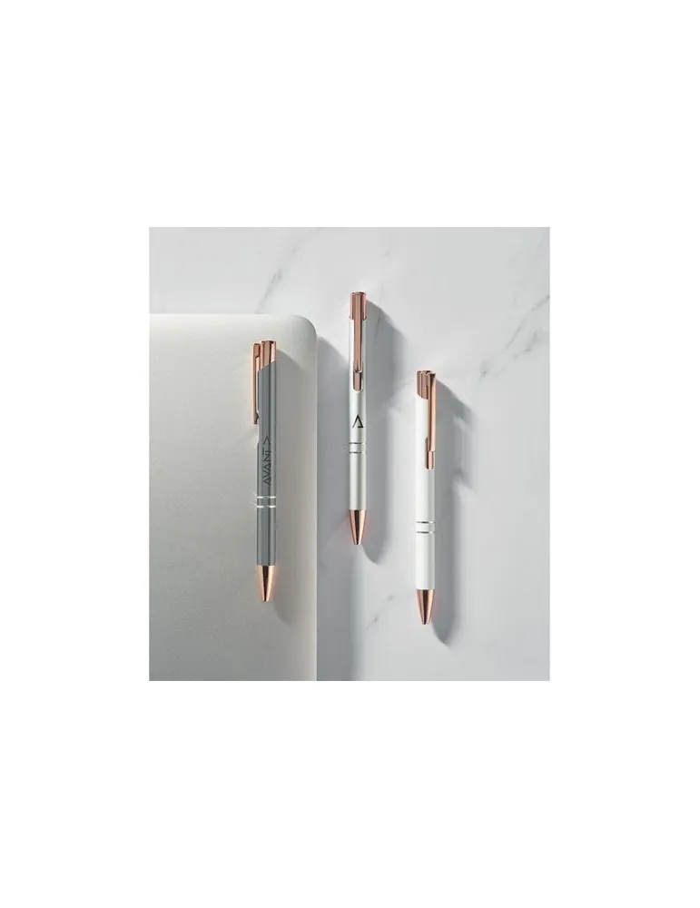 Stylo écologique en aluminium recyclé BERN ROSE Matières : coton biologique Taille textile : 3XL Couleurs : bleu royal personnal