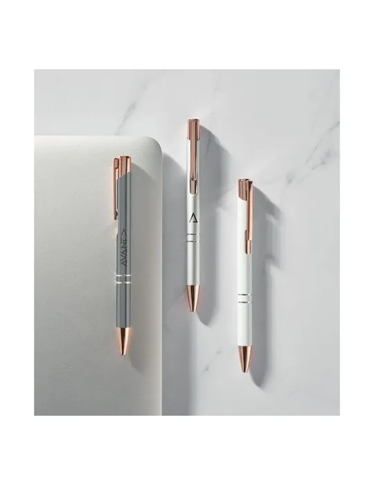 Stylo écologique en aluminium recyclé BERN ROSE Matières : coton biologique Taille textile : 3XL Couleurs : bleu royal personnal