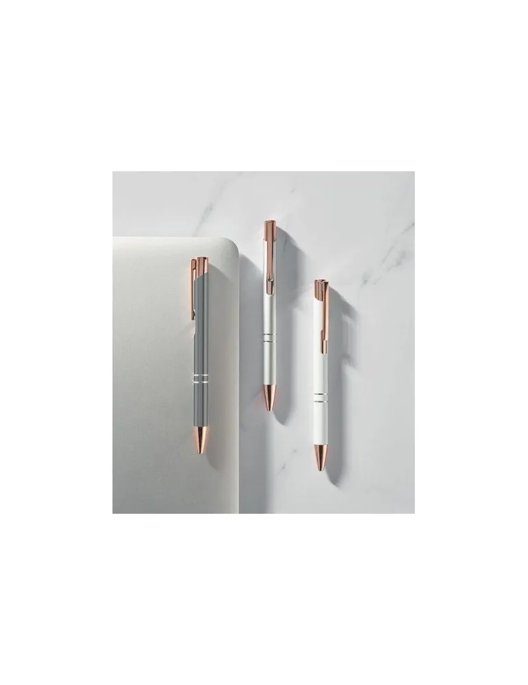 Stylo écologique en aluminium recyclé BERN ROSE Matières : coton biologique Taille textile : 3XL Couleurs : bleu royal goodies e