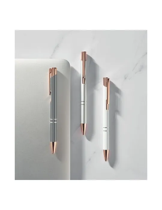 Stylo écologique en aluminium recyclé BERN ROSE Matières : coton biologique Taille textile : 3XL Couleurs : bleu royal goodies e