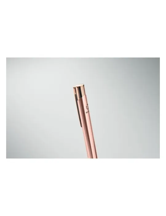 Stylo écologique en aluminium recyclé BERN ROSE Matières : coton biologique Taille textile : L Couleurs : vert glacé objet promo