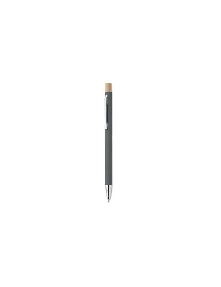 Stylo bille écologique en aluminium recyclé personnalisé BERGAMO Matières : coton biologique Taille textile : XS Couleurs : écru