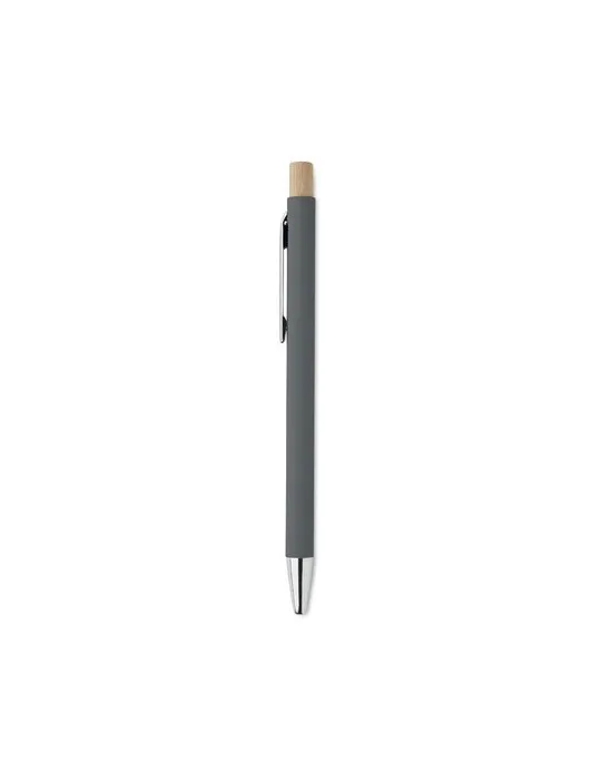 Stylo bille écologique en aluminium recyclé personnalisé BERGAMO Matières : coton biologique Taille textile : XS Couleurs : écru