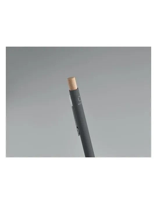 Stylo bille écologique en aluminium recyclé personnalisé BERGAMO Matières : coton biologique Taille textile : XS Couleurs : écru