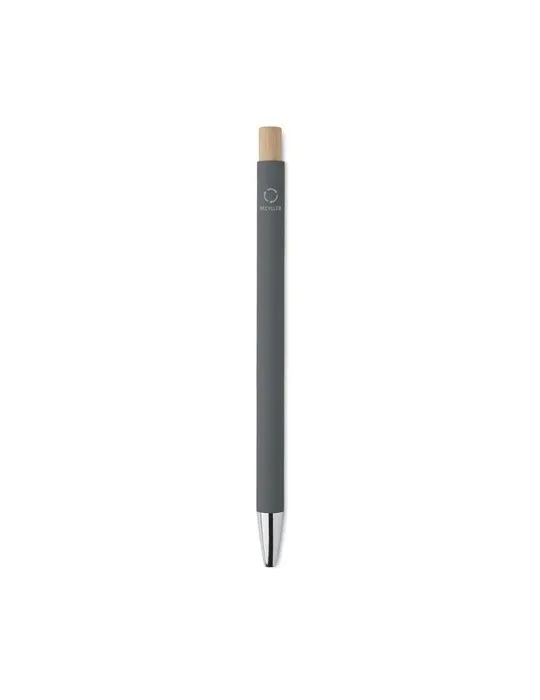 Stylo bille écologique en aluminium recyclé personnalisé BERGAMO Matières : coton biologique Taille textile : XS Couleurs : écru