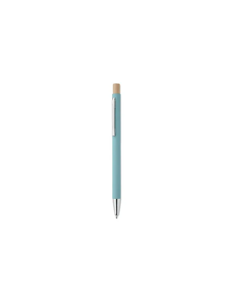 Stylo bille écologique en aluminium recyclé personnalisé BERGAMO Matières : coton biologique Taille textile : 3XL Couleurs : rou