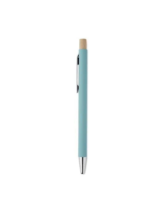 Stylo bille écologique en aluminium recyclé personnalisé BERGAMO Matières : coton biologique Taille textile : 3XL Couleurs : rou