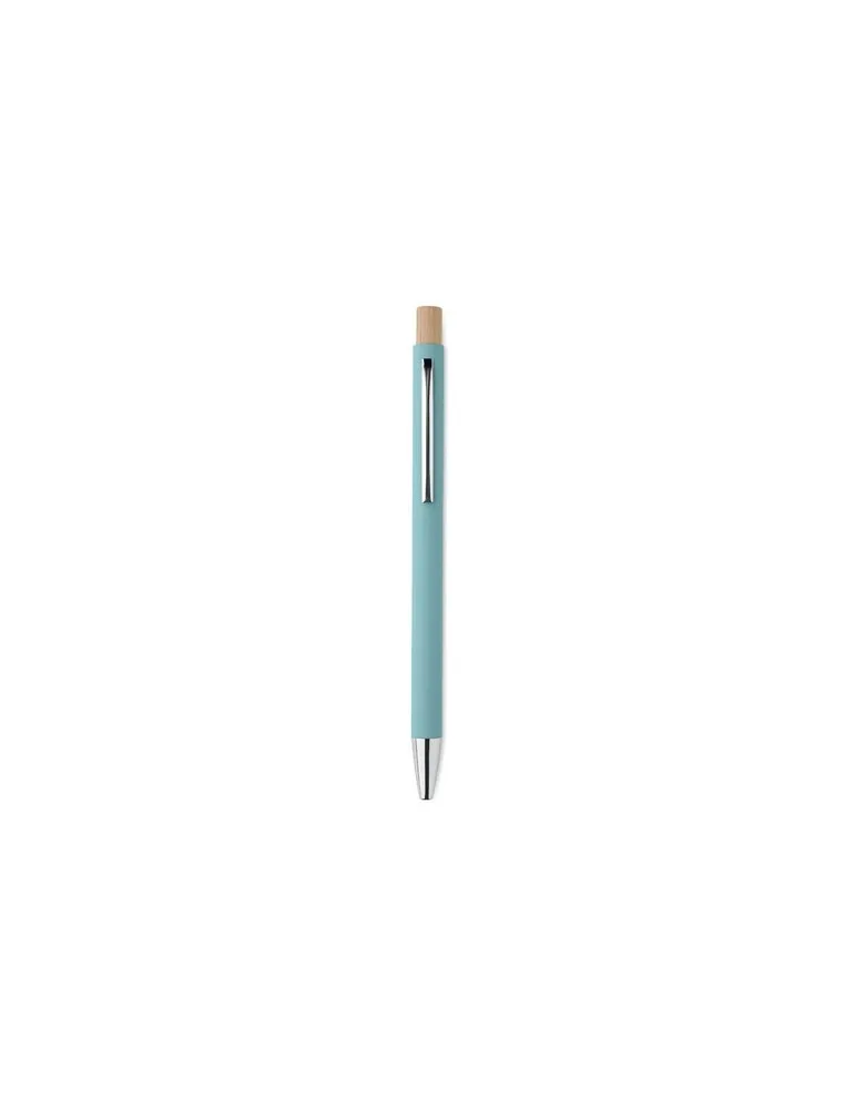 Stylo bille écologique en aluminium recyclé personnalisé BERGAMO Matières : coton biologique Taille textile : 3XL Couleurs : rou