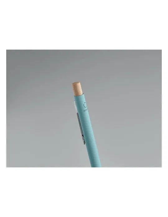 Stylo bille écologique en aluminium recyclé personnalisé BERGAMO Matières : coton biologique Taille textile : 3XL Couleurs : rou