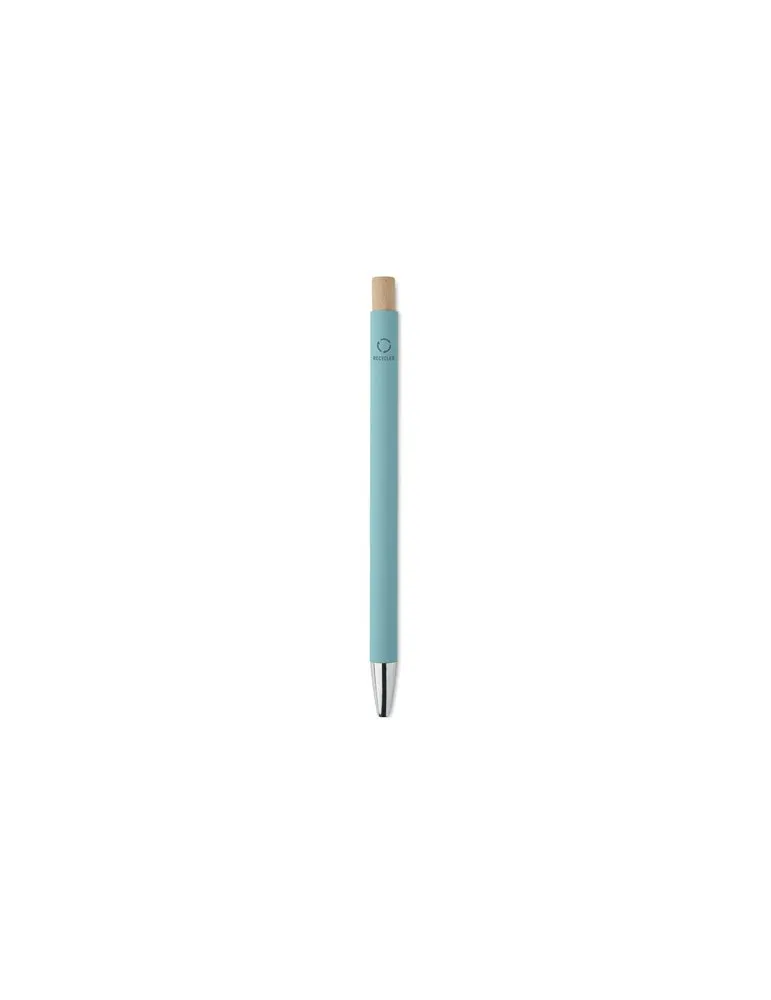 Stylo bille écologique en aluminium recyclé personnalisé BERGAMO Matières : coton biologique Taille textile : 3XL Couleurs : rou