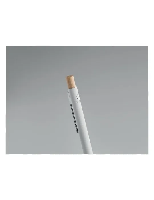 Stylo bille écologique en aluminium recyclé personnalisé BERGAMO Matières : coton biologique Taille textile : XXL Couleurs : écr