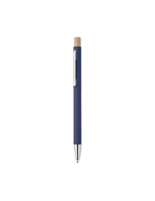 Stylo bille écologique en aluminium recyclé personnalisé BERGAMO Matières : coton biologique Taille textile : XL Couleurs : écru
