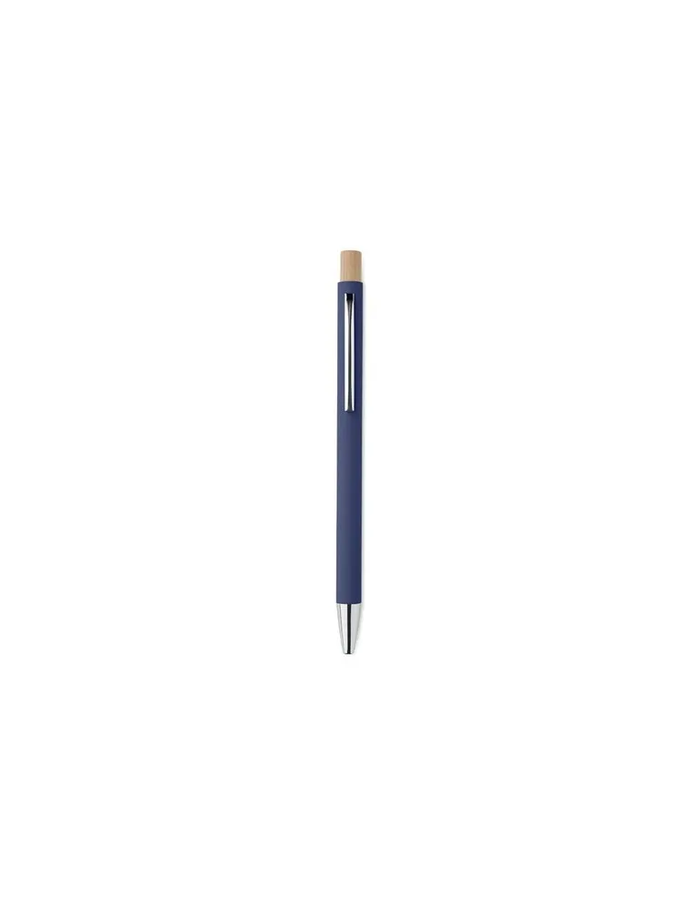 Stylo bille écologique en aluminium recyclé personnalisé BERGAMO Matières : coton biologique Taille textile : XL Couleurs : écru