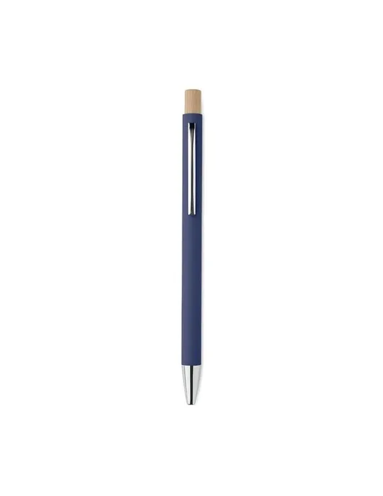 Stylo bille écologique en aluminium recyclé personnalisé BERGAMO Matières : coton biologique Taille textile : XL Couleurs : écru