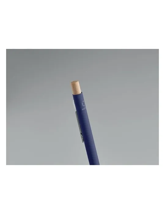 Stylo bille écologique en aluminium recyclé personnalisé BERGAMO Matières : coton biologique Taille textile : XL Couleurs : écru
