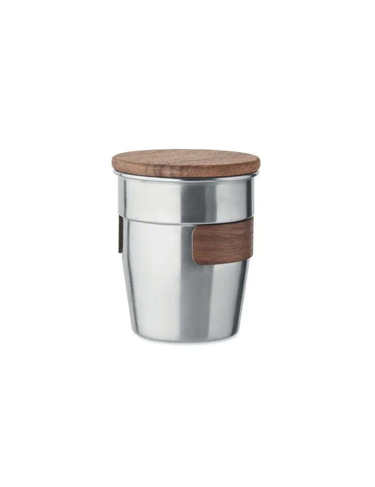 Gobelet Simple Paroi 350 ml - WALNUT