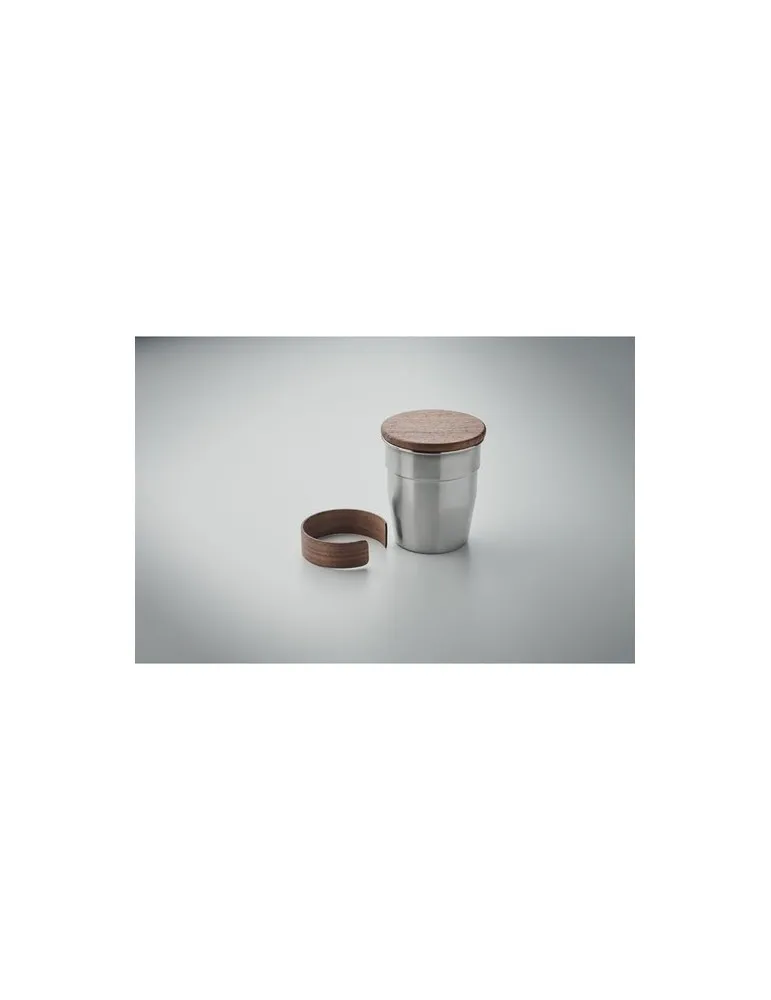 Gobelet Simple Paroi 350 ml - WALNUT