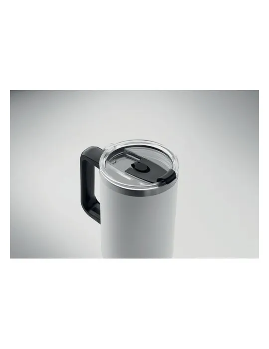 Gobelet isotherme personnalisé double paroi 1200ml SUMA Matières : coton biologique Taille textile : XL Couleurs : blanc marquag