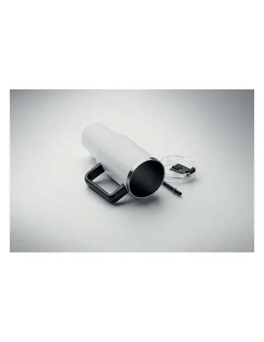 Gobelet isotherme personnalisé double paroi 1200ml SUMA Matières : coton biologique Taille textile : XL Couleurs : blanc goodies