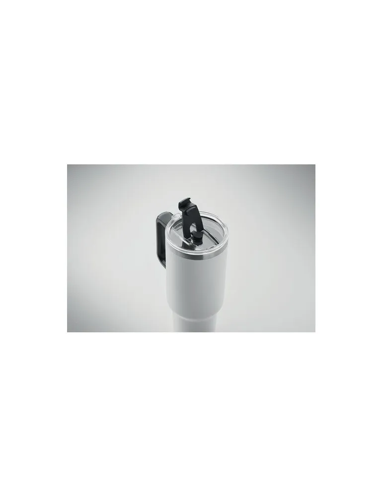 Gobelet isotherme personnalisé double paroi 1200ml SUMA Matières : coton biologique Taille textile : XL Couleurs : blanc cadeau 