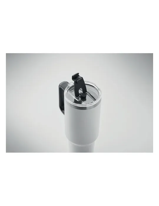 Gobelet isotherme personnalisé double paroi 1200ml SUMA Matières : coton biologique Taille textile : XL Couleurs : blanc cadeau 