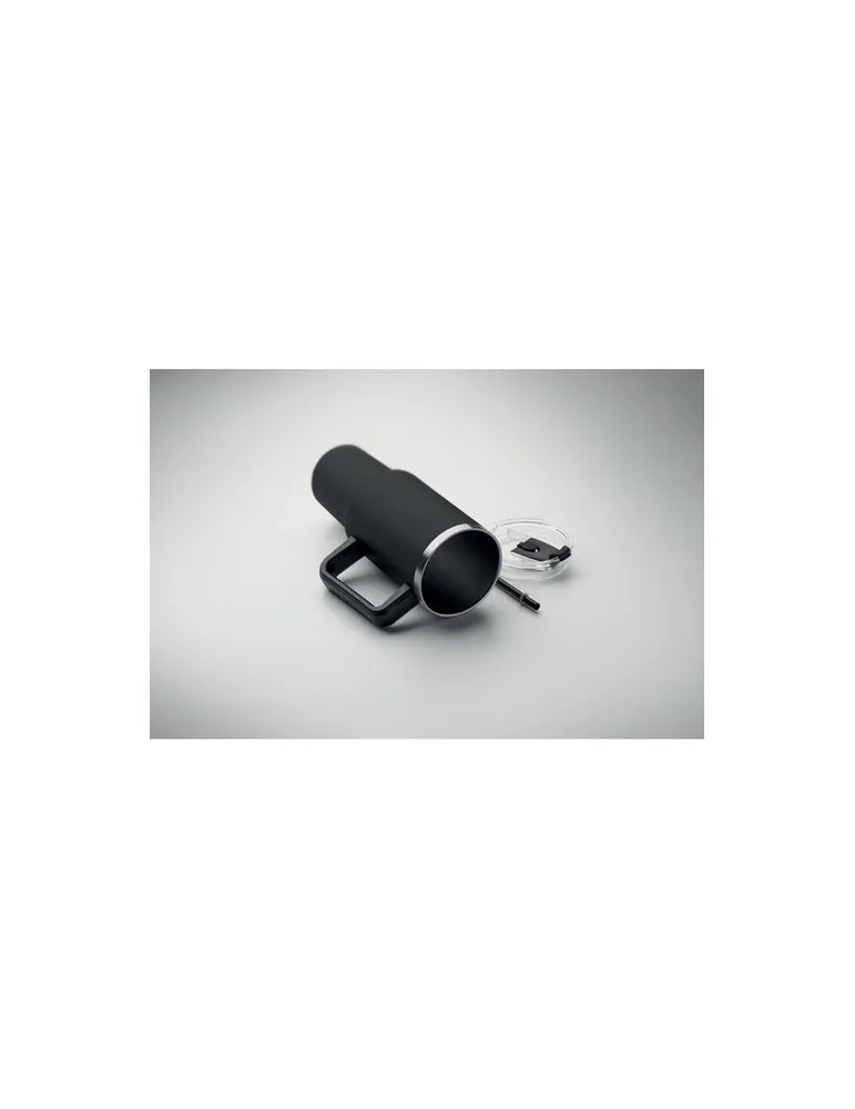 Gobelet isotherme personnalisé double paroi 1200ml SUMA Matières : coton biologique Taille textile : S Couleurs : blanc marquage