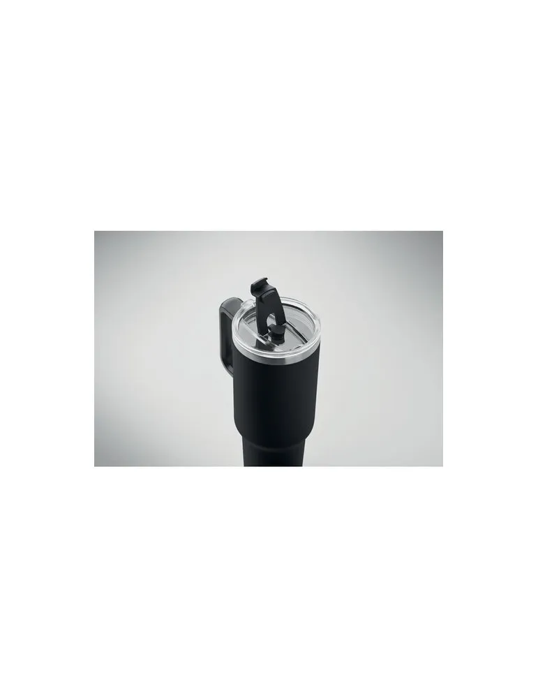 Gobelet isotherme personnalisé double paroi 1200ml SUMA Matières : coton biologique Taille textile : S Couleurs : blanc personna