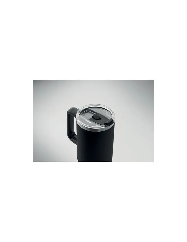 Gobelet isotherme personnalisé double paroi 1200ml SUMA Matières : coton biologique Taille textile : S Couleurs : blanc impressi