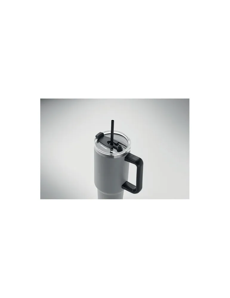 Gobelet isotherme personnalisé double paroi 1200ml SUMA Matières : coton biologique Taille textile : XXL Couleurs : blanc objet 