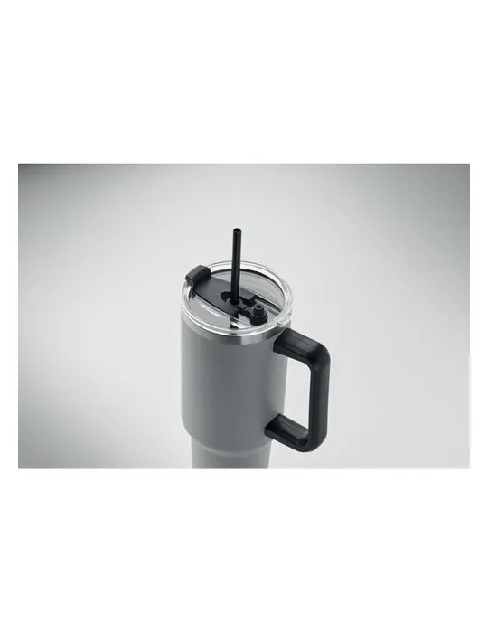 Gobelet isotherme personnalisé double paroi 1200ml SUMA Matières : coton biologique Taille textile : XXL Couleurs : blanc objet 