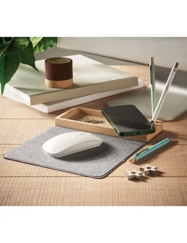 Chargeur sans fil bambou 15W PANDU - Écolo et Pratique 2