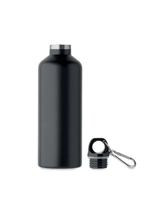 Bouteille isotherme écologique double paroi 500 ml - CARABI Matières : coton biologique Taille textile : S Couleurs : écru cadea