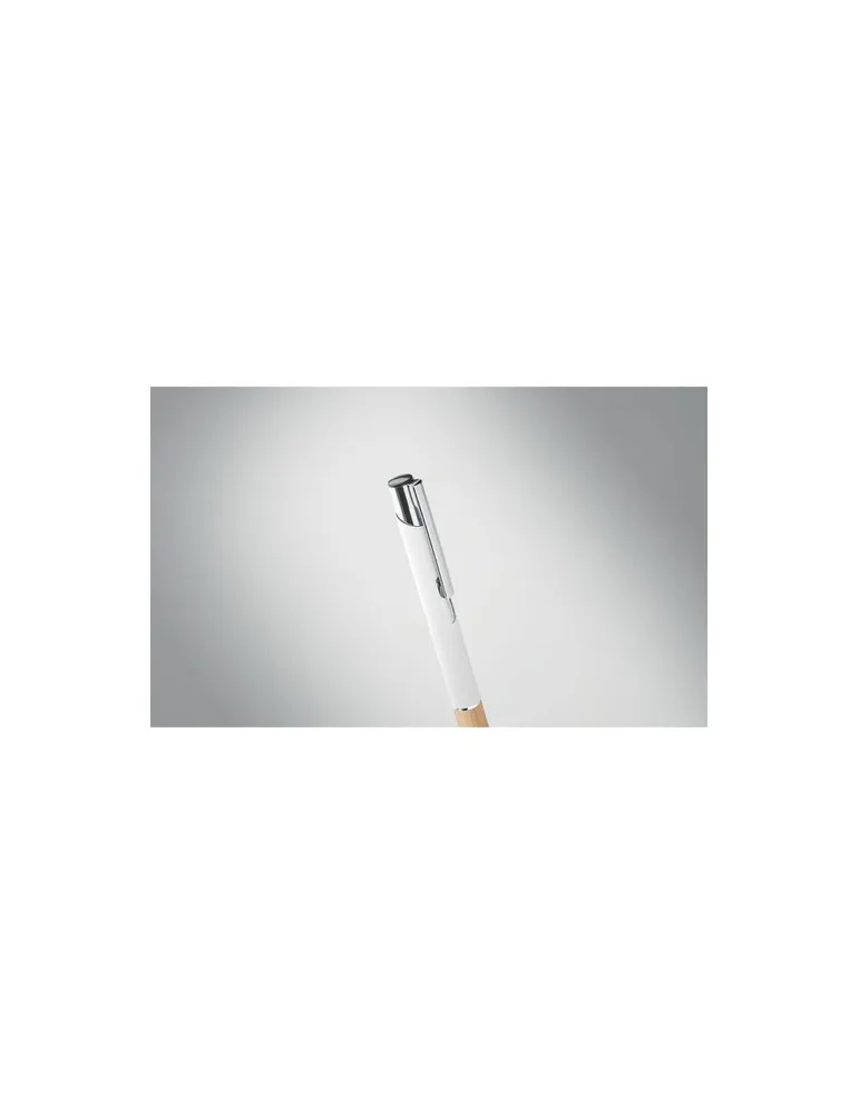 Stylo personnalisé en aluminium à encre bleue - SPARTA Matières : coton biologique Taille textile : XL Couleurs : vert prairie o