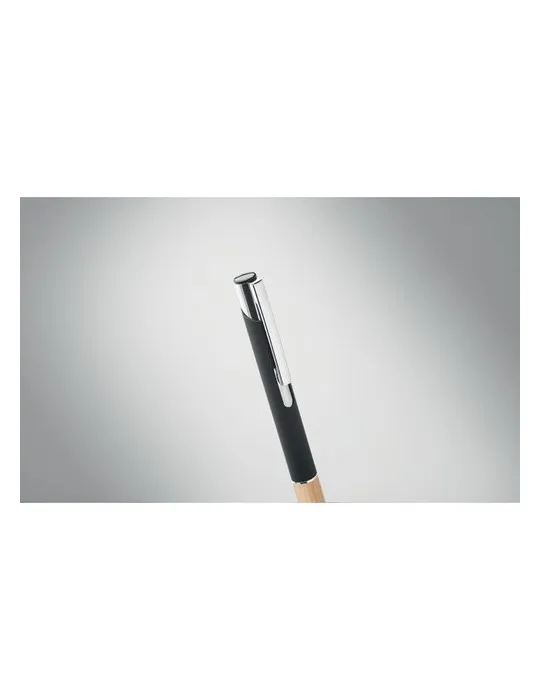 Stylo personnalisé en aluminium à encre bleue - SPARTA Matières : coton biologique Taille textile : XL Couleurs : bleu denim cad