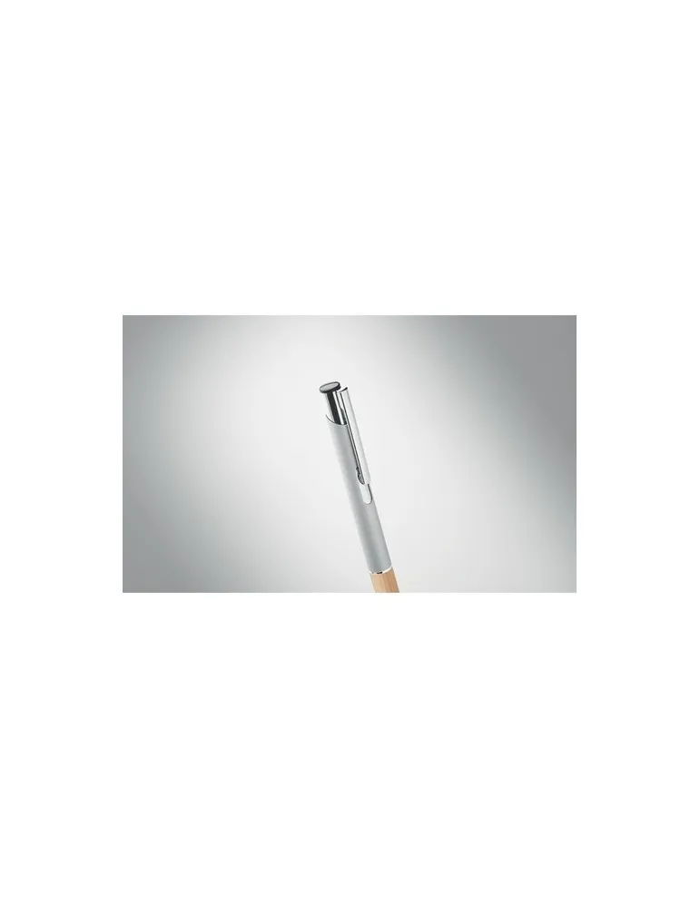 Stylo personnalisé en aluminium à encre bleue - SPARTA Matières : coton biologique Taille textile : L Couleurs : kaki goodies pe