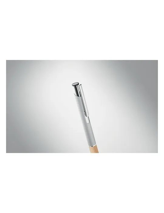 Stylo personnalisé en aluminium à encre bleue - SPARTA Matières : coton biologique Taille textile : L Couleurs : kaki goodies pe