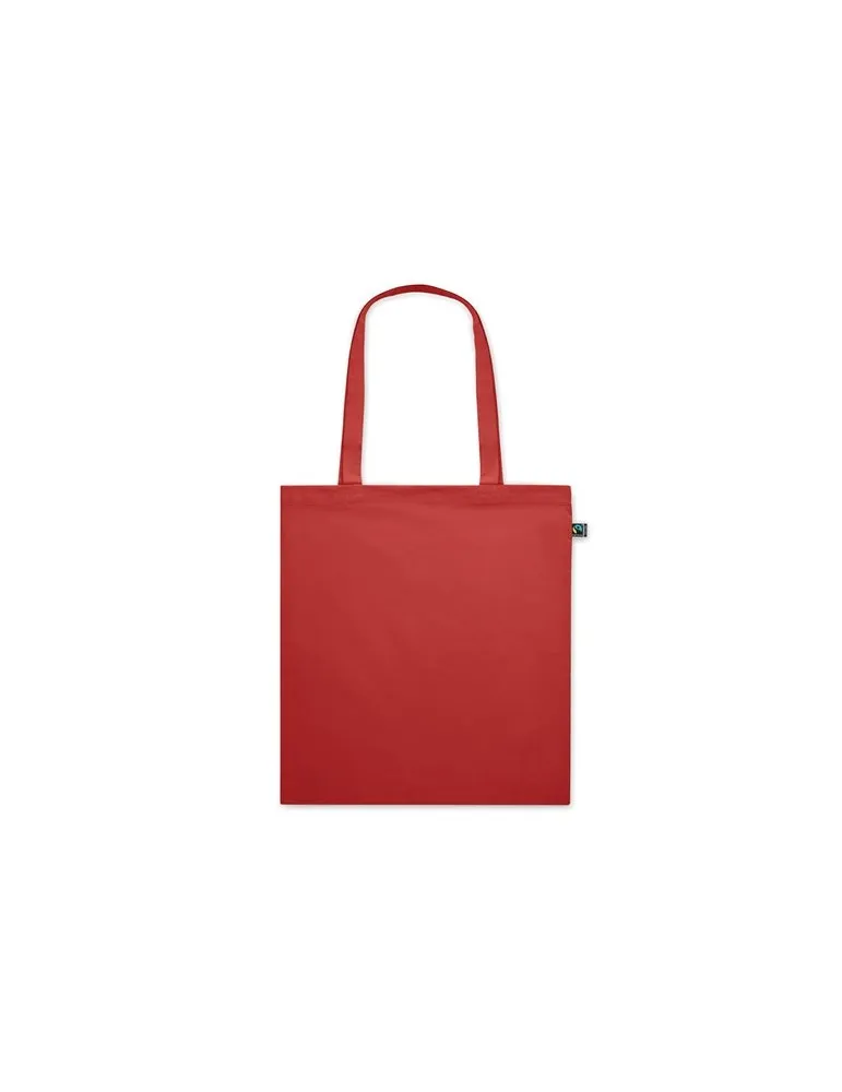 Sac shopping écologique personnalisé 140gr/m² - Fairtrade OSOLE COLOUR Matières : PET Taille textile : M Couleurs : vert pomme p