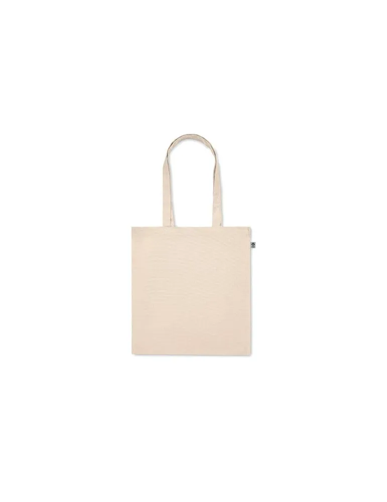 Sac shopping écologique en coton bio personnalisé - BENTE Matières : PET Taille textile : S Couleurs : rouge personnalisable ave
