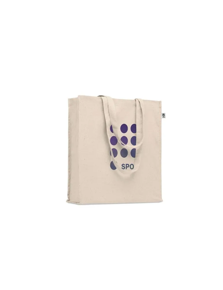 Sac shopping écologique en coton bio personnalisé - BENTE Matières : PET Taille textile : S Couleurs : rouge goodies publicitair