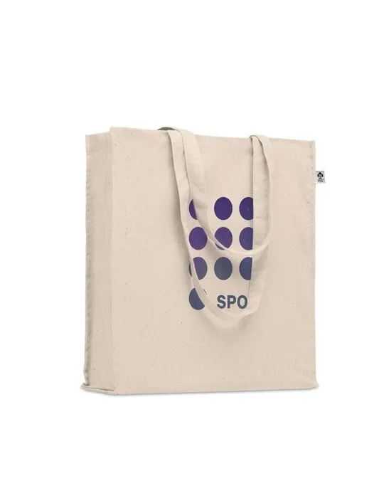 Sac shopping écologique en coton bio personnalisé - BENTE Matières : PET Taille textile : S Couleurs : rouge goodies publicitair