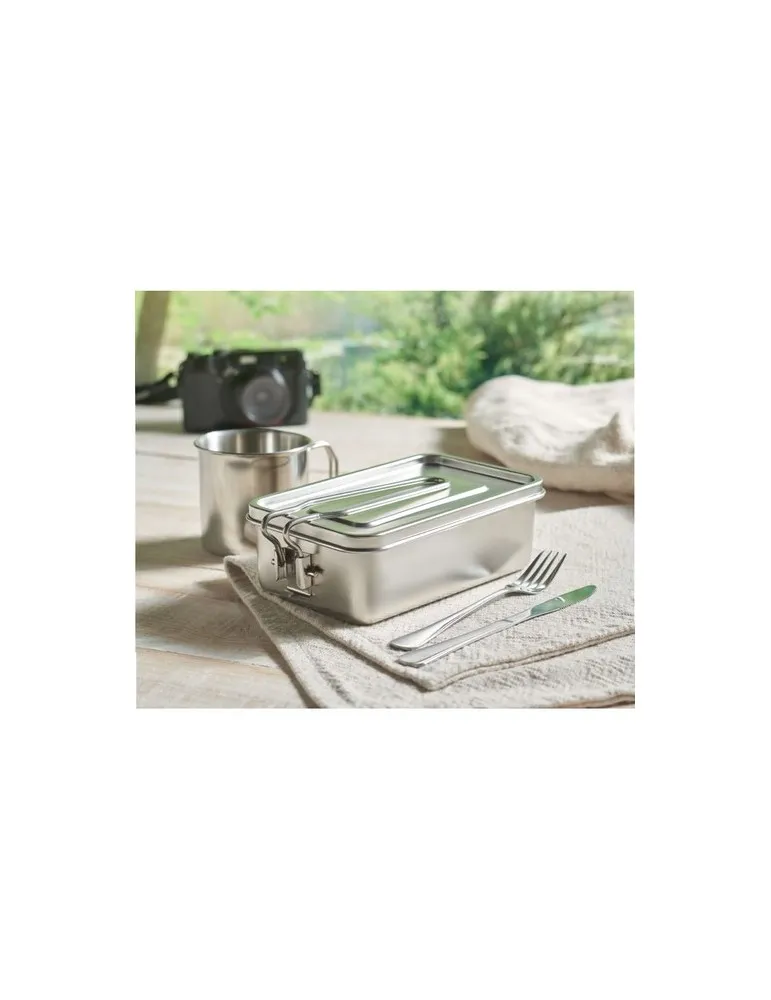 Lunchbox personnalisée en acier inox pas cher - TAMELUNCH idéale pour vos repas Matières : coton Taille textile : M Couleurs : l