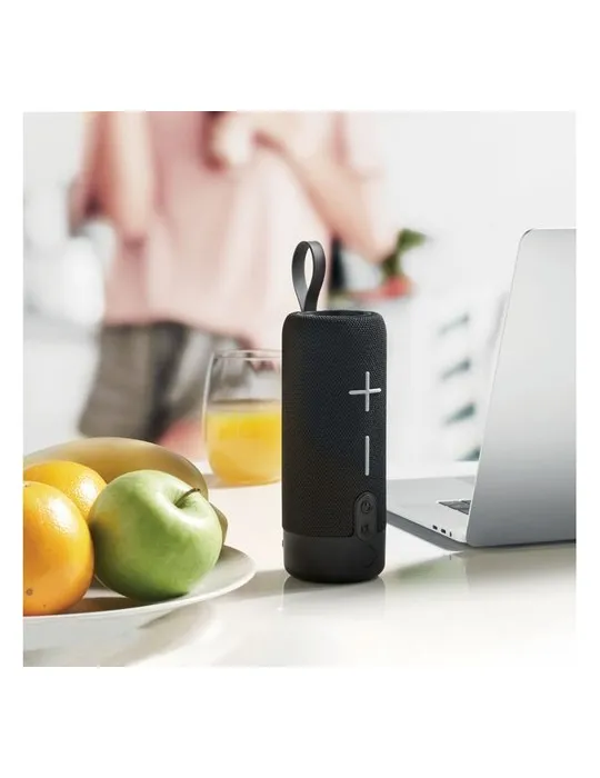 Haut-parleur Étanche Personnalisé 2x5W - YELLOW Matières : coton Taille textile : XXL Couleurs : noir goodies publicitaire événe