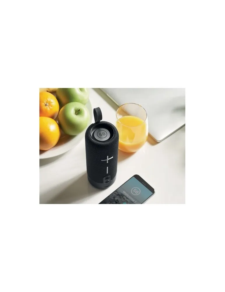 Haut-parleur Étanche Personnalisé 2x5W - YELLOW Matières : coton Taille textile : XXL Couleurs : noir impression haute définitio