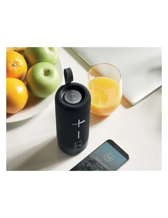 Haut-parleur Étanche Personnalisé 2x5W - YELLOW Matières : coton Taille textile : XXL Couleurs : noir impression haute définitio