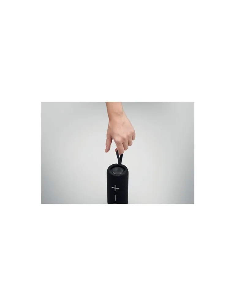 Haut-parleur Étanche Personnalisé 2x5W - YELLOW Matières : coton Taille textile : XXL Couleurs : noir marquage laser ultra préci