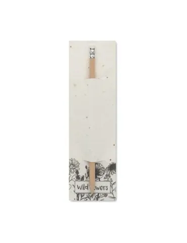 Crayon à papier écologique et pratique avec graines - PENSEED Matières : coton Taille textile : L Couleurs : bleu aqua