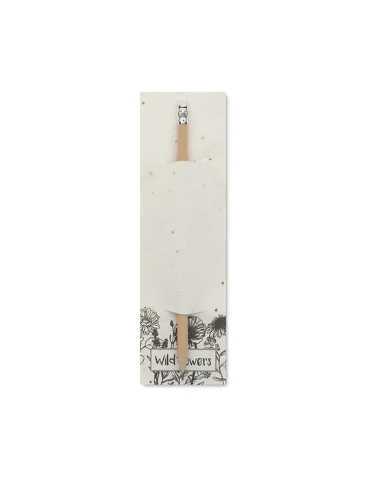 Crayon à papier écologique et pratique avec graines - PENSEED Matières : coton Taille textile : L Couleurs : bleu aqua