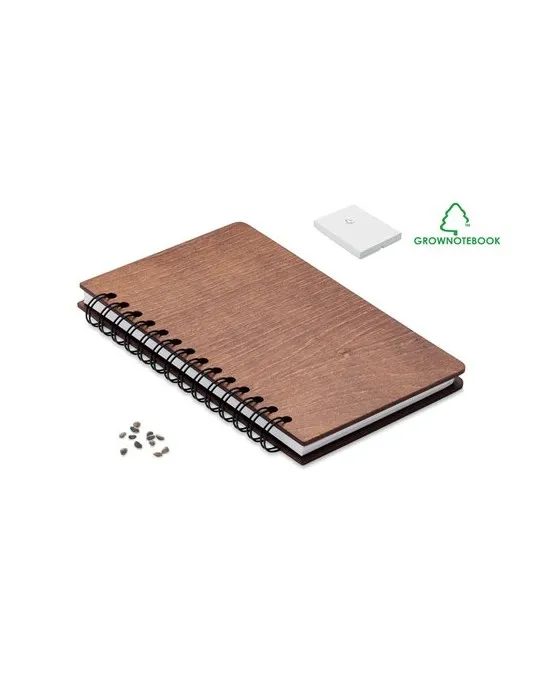 Carnet A5 Écologique Personnalisé - GROWBOOK™ SAVAGE Matières : coton Taille textile : XL Couleurs : vert bouteille