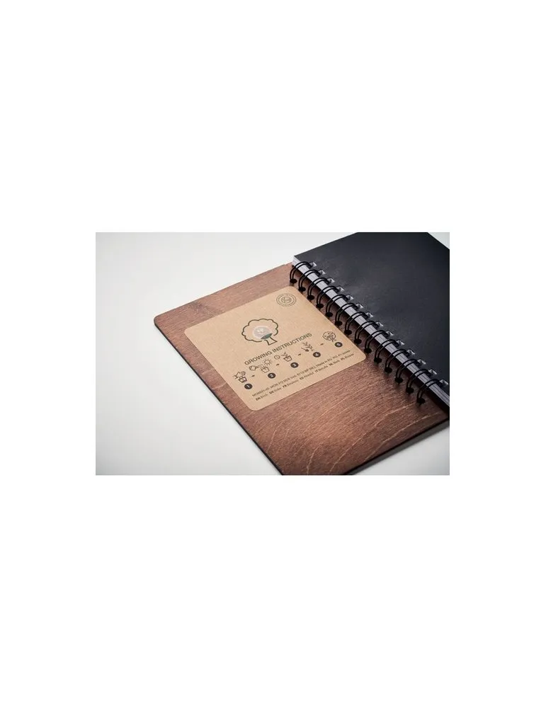 Carnet A5 Écologique Personnalisé - GROWBOOK™ SAVAGE Matières : coton Taille textile : XL Couleurs : vert bouteille objet public