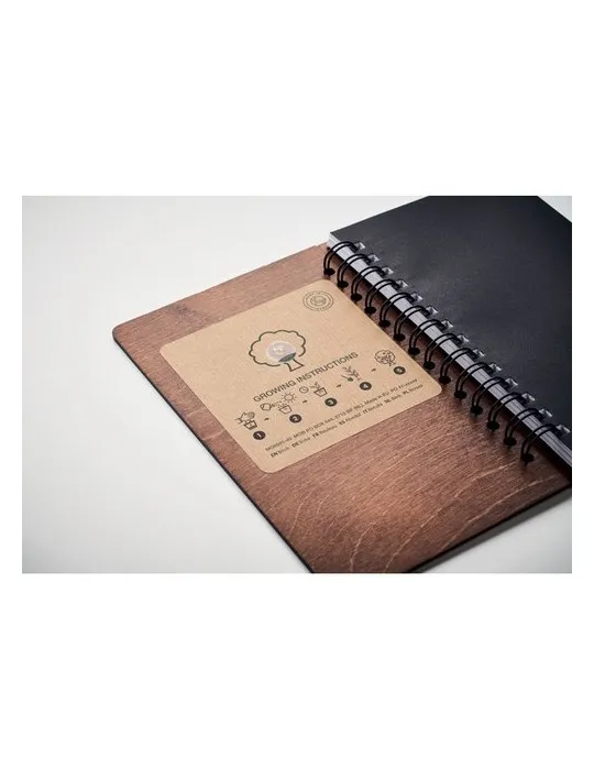 Carnet A5 Écologique Personnalisé - GROWBOOK™ SAVAGE Matières : coton Taille textile : XL Couleurs : vert bouteille objet public